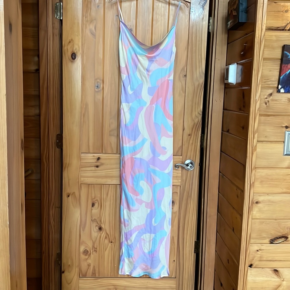 Peppermayo slip dress pastel